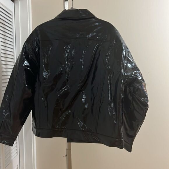 Good American Faux leather trucker jacket - Picture 8 of 8